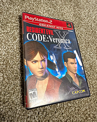 Capcom Resident Evil Code: Veronica X PS2 Greatest Hits Manual M NTSC-U/C