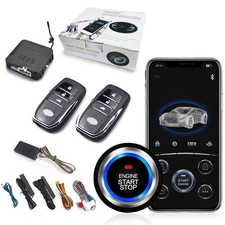 Car Remote Start Kit, Anti-Theft PKE, Bluetooth APP Control, 12V