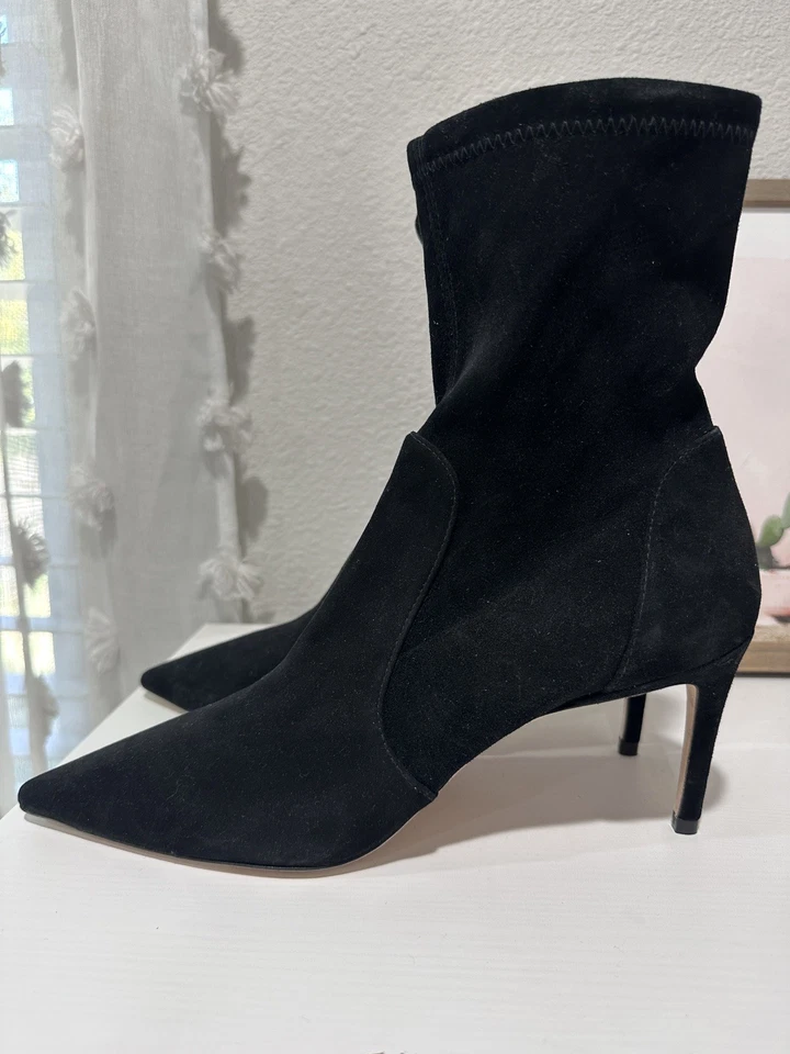 Stuart Weitzman Power Black Bootie 75 size 9 Women’s - Image 2 of 4