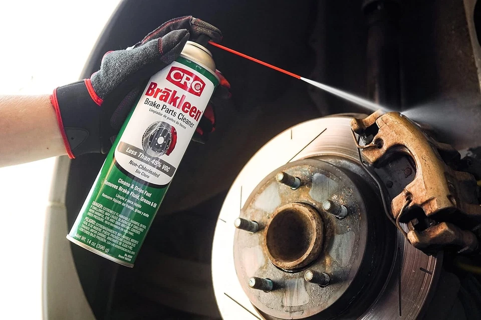 Очиститель тормозных деталей CRC (05084) Brakleen без хлора - 14 унций - упаковка 12 шт. - Изображение 2 из 4