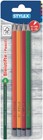 4 Bleistifte Bleistift 4 versch. Härtegrade H, HB, B und 2 B