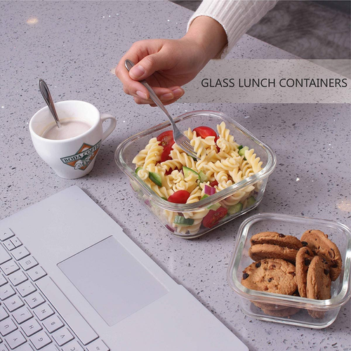 18 Piece Glass Food Storage Containers with Lids, Glass Meal Prep Containers, Fo - Picture 7 of 12