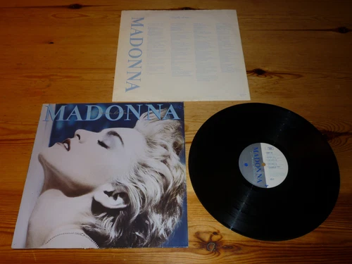 MADONNA TRUE BLUE VINYL ALBUM RECORD LP 33rpm 1st PRESS 1986 +INNER EXCELLENT
