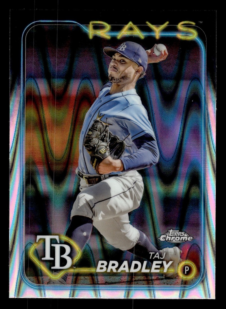 TAJ BRADLEY Raywave Refractor 2024 Topps Chrome #83 Tampa Bay Rays