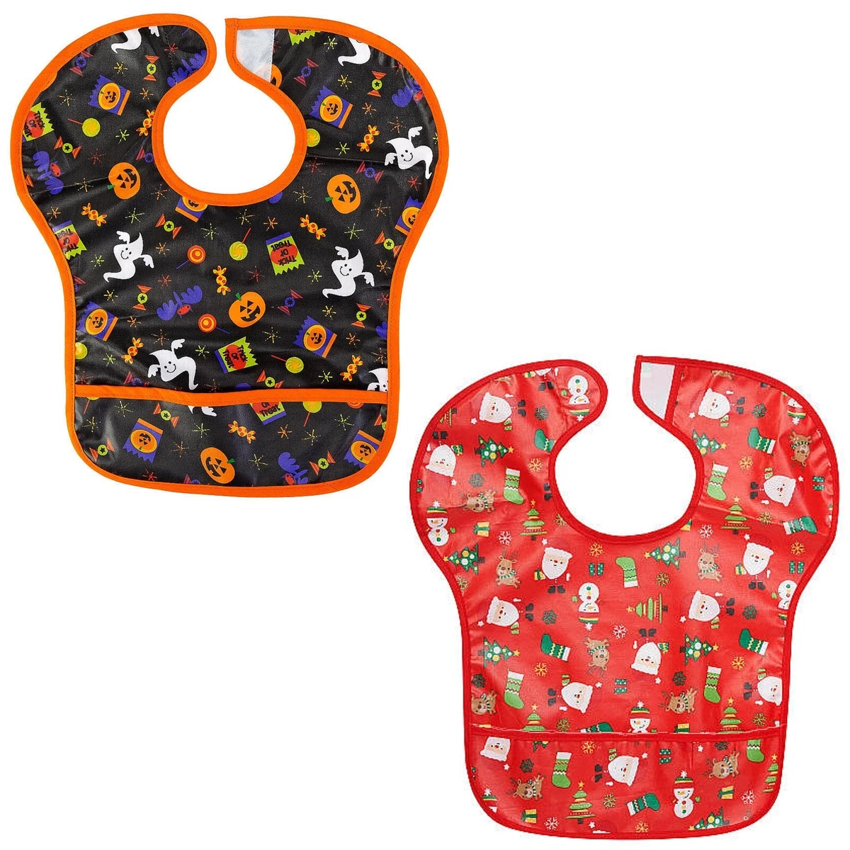 Koala Kids Halloween Christmas Plastic Coated Wipe Off Toddler