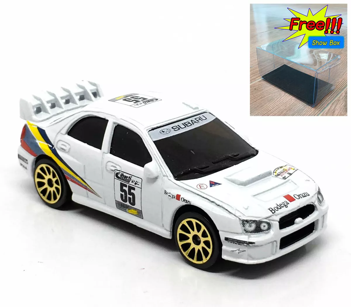 Majorette Subaru Impreza WRC White no.55 1:57 (3