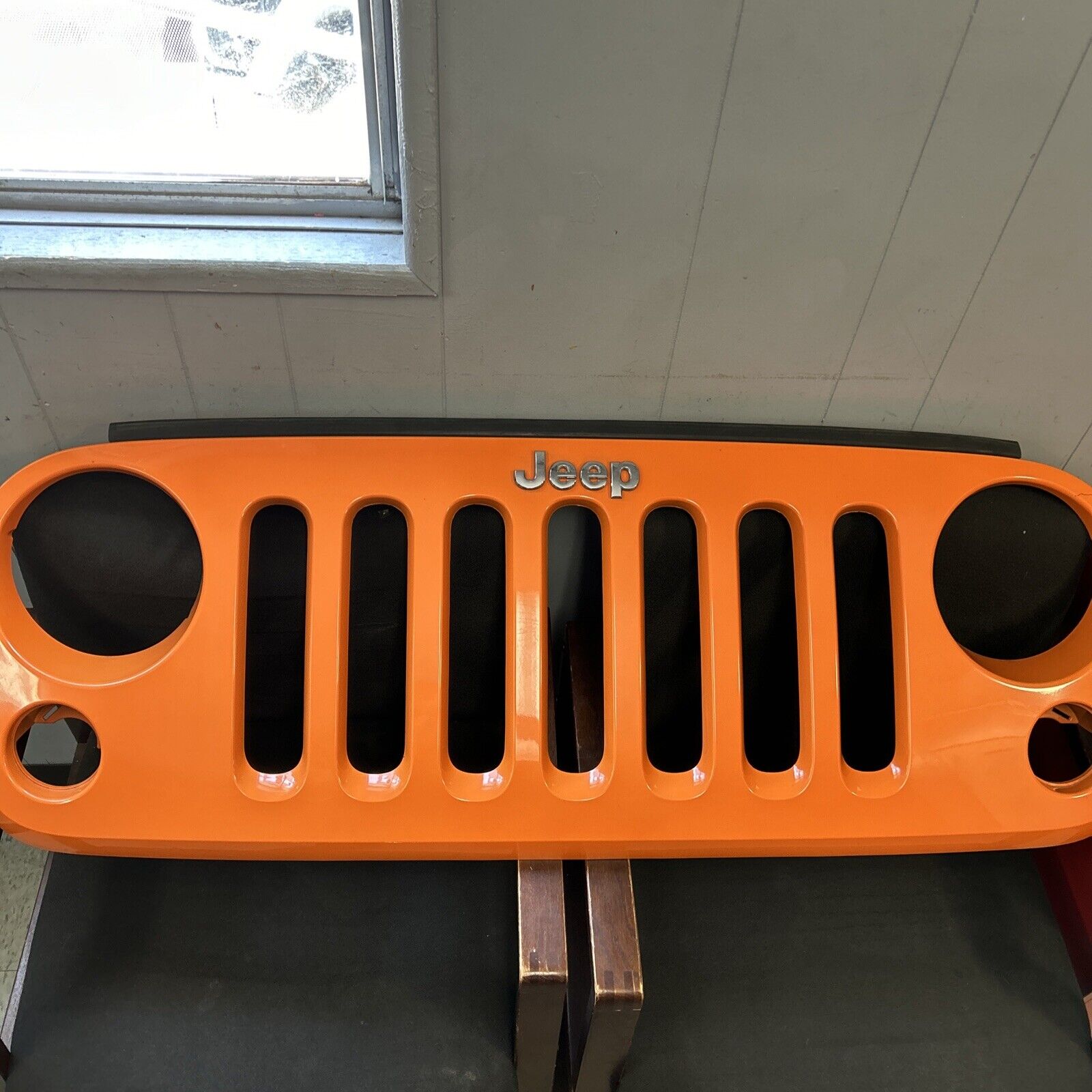 2007-2017 Jeep JK Wrangler OEM Factory Front Grille Orange Color