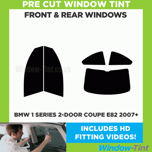 For BMW 1 Series 2-door Coupe E82 2007+ Full Pre Cut Window Tint Kit Car Film - Picture 2 of 10