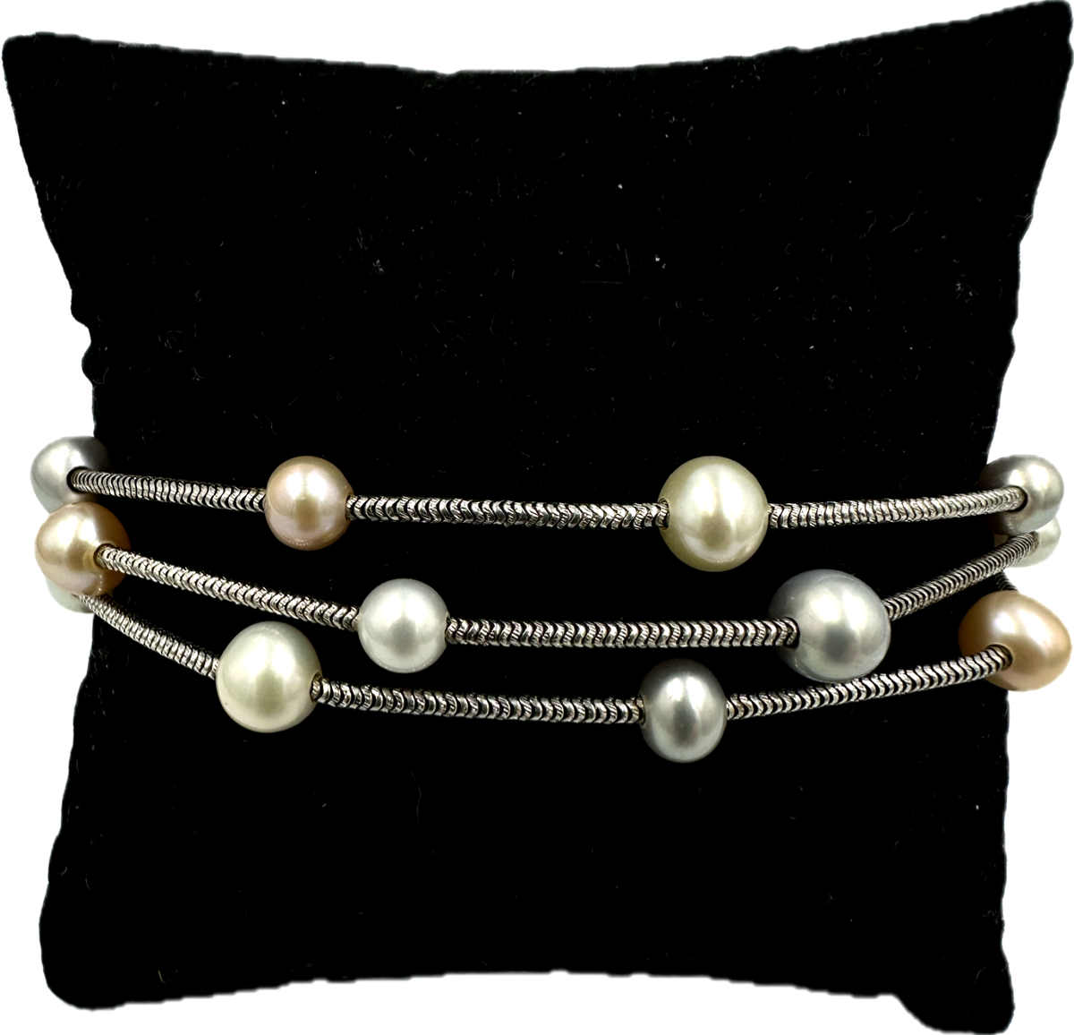 Collana perle di fiume e argento 925 | Viganò Milano 1919