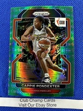 2022 #173 Cappie Pondexter WNBA Panini Prizm Anniversary Green Prizm HOF Mercury