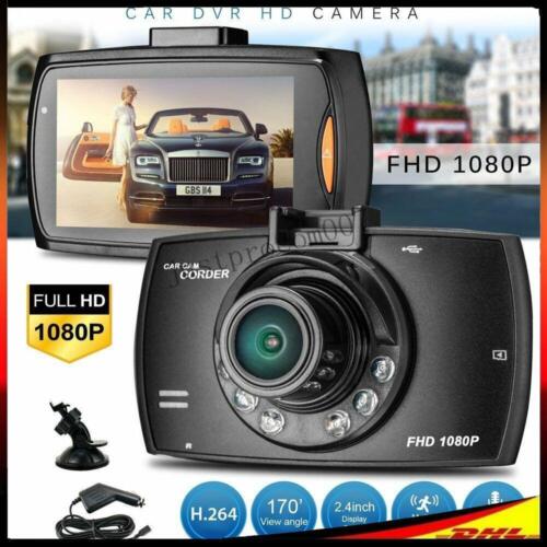 2 Stk. Auto KFZ Kamera Dashcam Recorder 1080P Full HD Nachtsicht G-Sensor Camera - 第 1/12 張圖片