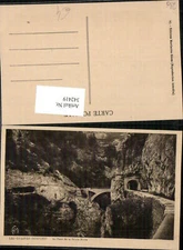 342419,Rhone-Alpes Drome Les Grands Goulets Le Pont de la Goule Noire Brücke