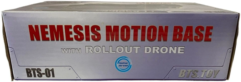 BTS-01 Universe Nemesis Prime Motion Base w Rollout Drone NEW Shattered Glass - Image 3 of 4