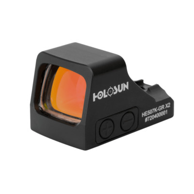 Holosun HE507K-GR X2 Elite Open Reflex Multi-Reticle Green Dot Sight