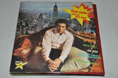 Paul Anka - Live in New York - 50er 50s - Album Vinyl LP