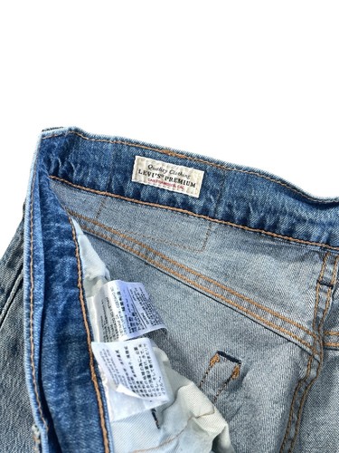 Levi's 511 Vintage Jeans Slim Fit Straight Leg Herren Hell Größe W31 L32 US - Bild 4 von 7