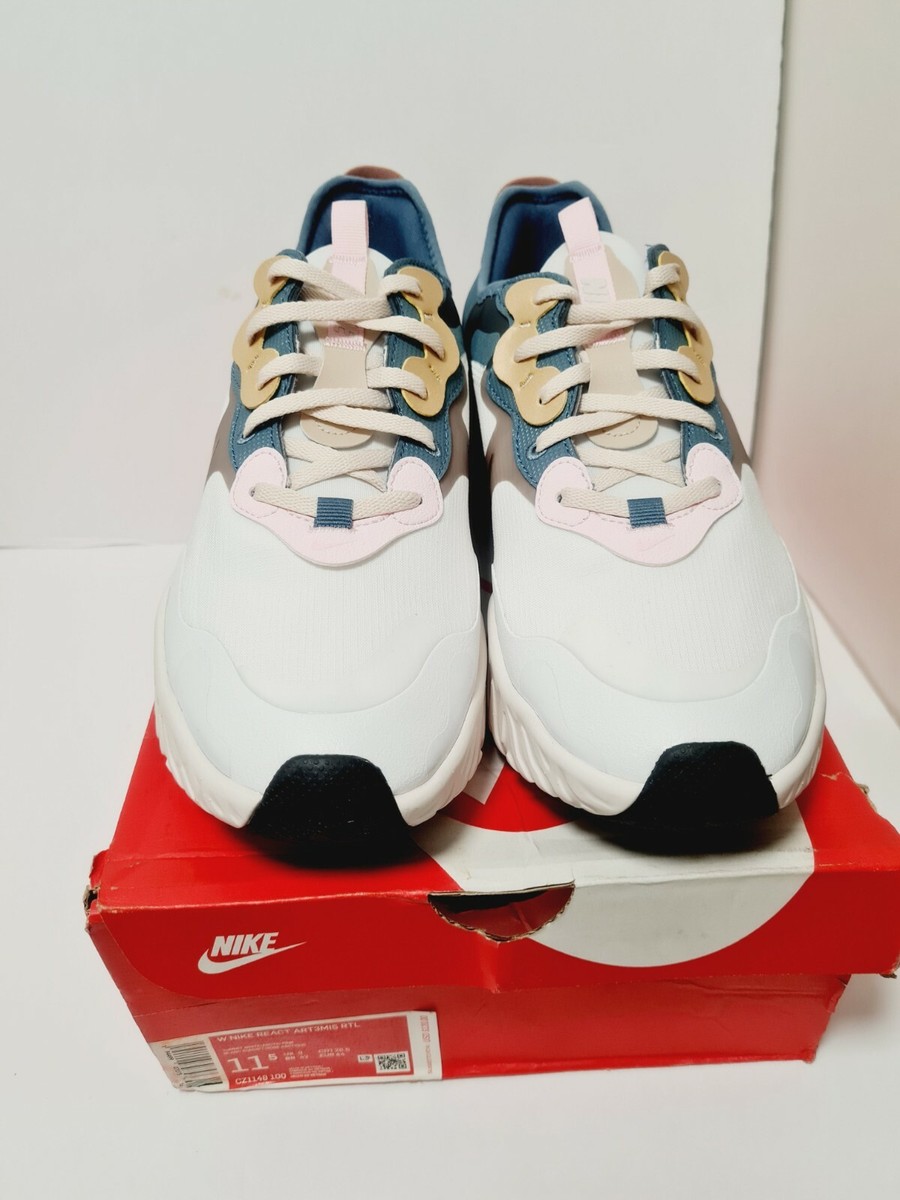 Size 11.5 - Nike React Art3mis Blue Arctic Pink W for sale online | eBay