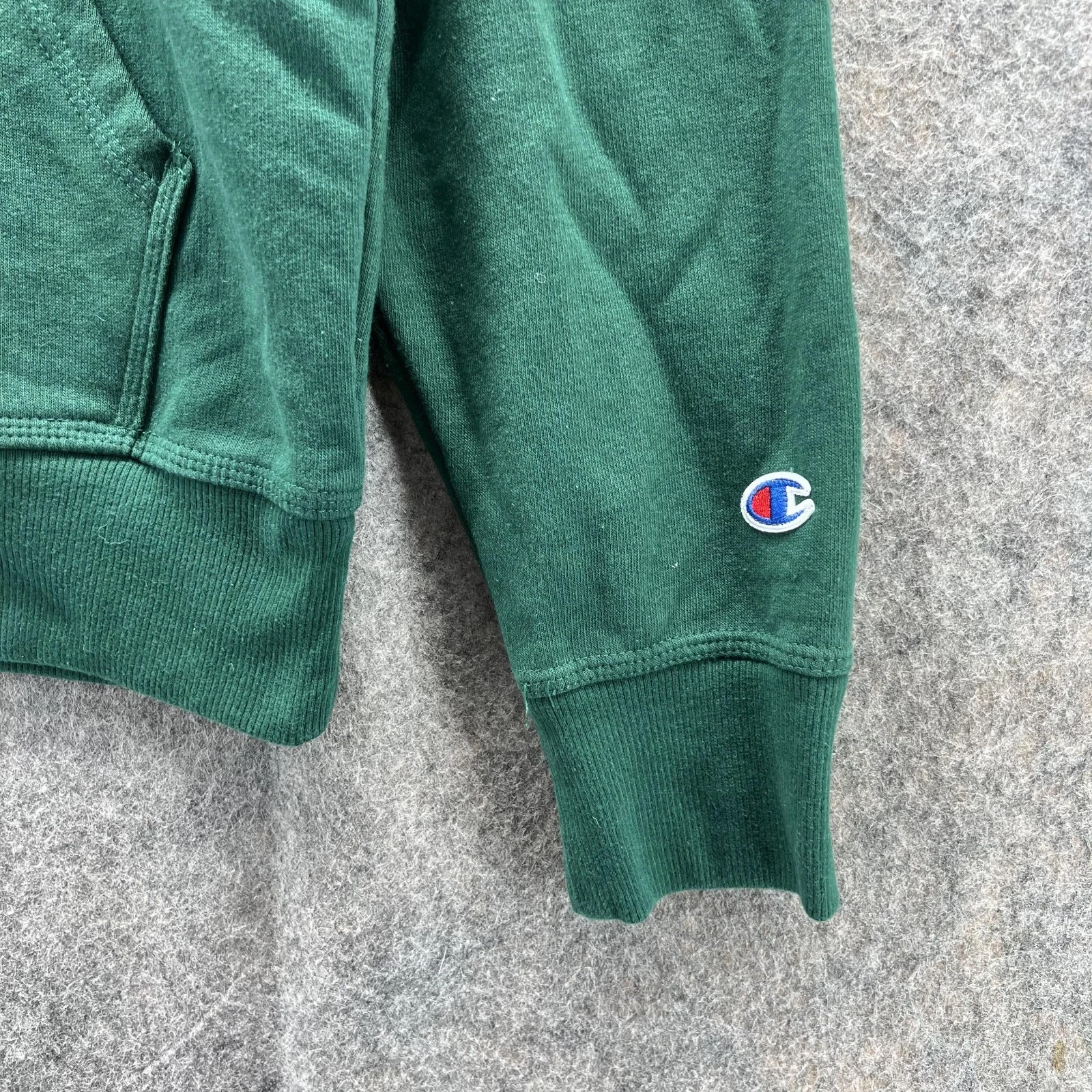 VETEMENTS Felpa con cappuccio Champion uomo piccolo adulto verde pullover felpa incantesimo cotone