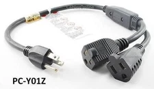 22inch Y-Splitter Liberator Power Strip Extension Cable / Cord,  PC-Y01Z