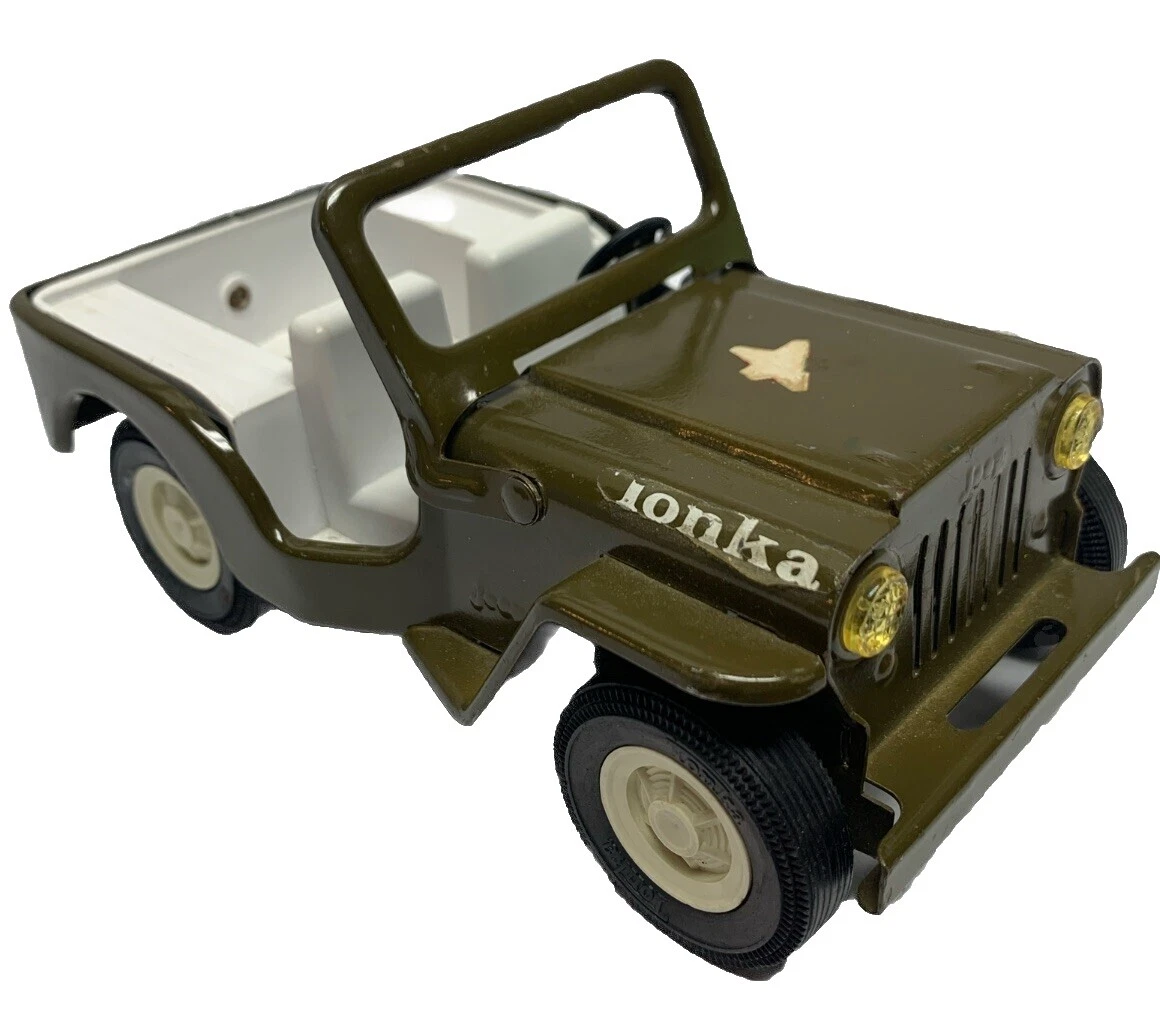 Tonka Jeep Military Vintage Manufacture Diecast Cars, Trucks & Vans