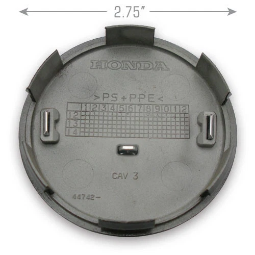 Tapa central OEM Honda Accord Civic CR-V Pilot CR-Z Odyssey 44742 - Juego de ruedas negras Foto 2 de 2
