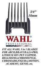Wahl 3/4" (18 mm) Accesorio GUÍA 5 en 1 Hoja COMB-Beretto, Genio, Academy Clipper
