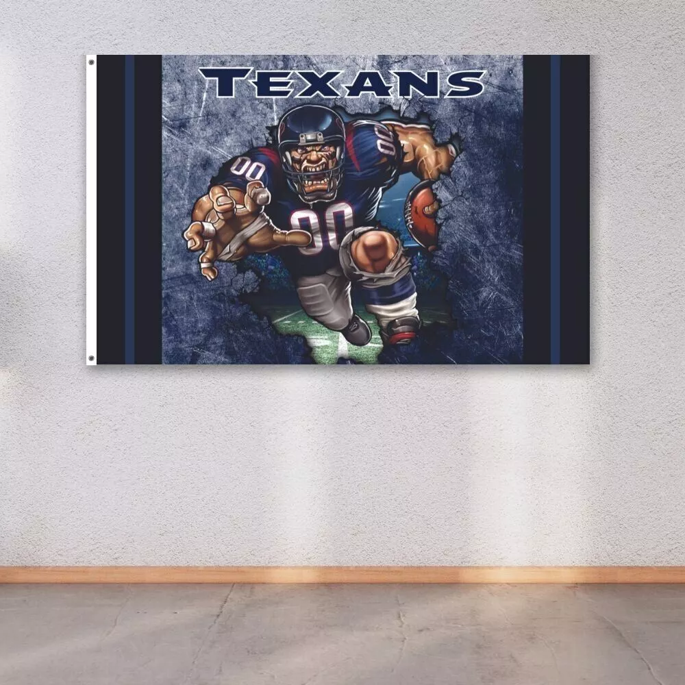 Houston Texans 3x5 ft Flag NFL Football Champions Wall Decor Banner