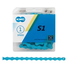 Chain KMC S1 1speed 1/2 x 1/8 Lt Blue 112L