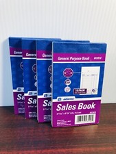 NEW Adams General Purpose Sales Book 2-Part Carbonless, 4 Pack (200 Total Sets)