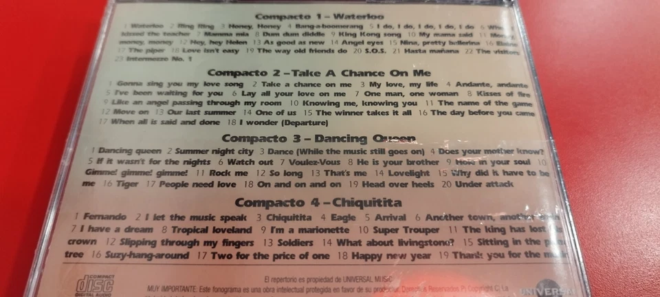 ABBA La Antologia 30 Aniversario 4 Cd Box  Set Reader's Digest  Mexico Sealed - Image 3 of 4