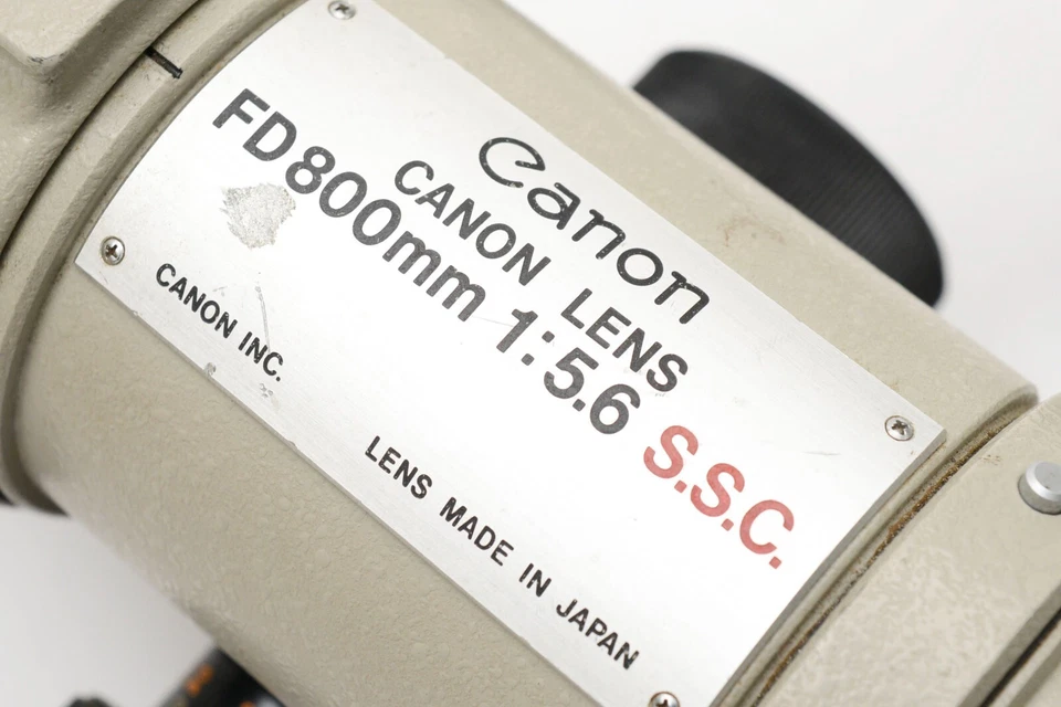 RARE【EXC+5】Canon FD 800mm f5.6 S.S.C SSC Telephoto Vintage MF Lens From Japan - Image 3 of 4