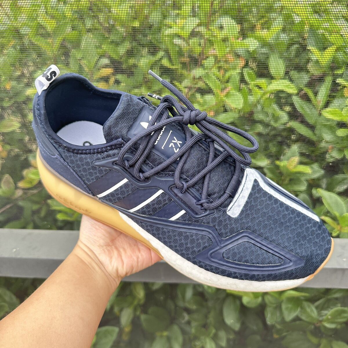 Adidas ZX 2K Boost Legend Ink Gum Men's Athletic Shoes Adidas ZX 2K Boost Legend Ink Gum Men's Athletic Shoes
