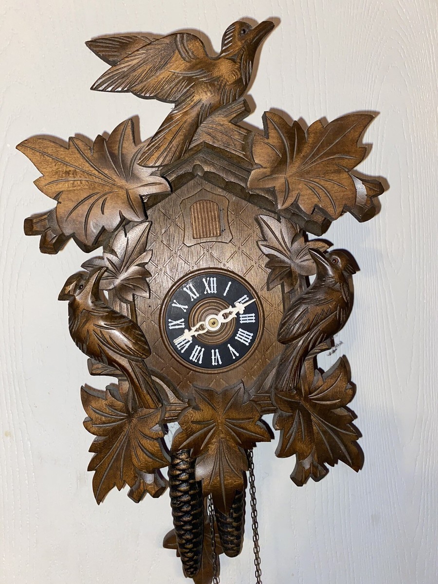 Cuckoo Clock 1-day-movement Carved-Style 23cm by Anton Schneider