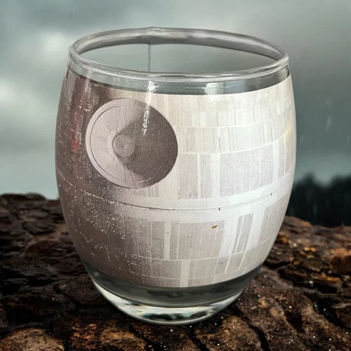 Star Wars Think Geek Highball Glass Tumbler Death Star 3 1/2"  Holds 8 ounces