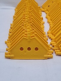 79 K'nex Yellow Triangles Panels Standard KNEX Small Large Parts Huge Lot