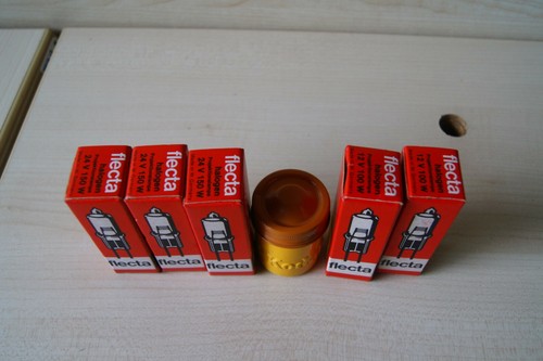 Lot of Vintage Projection Lamp Bulb - 12V 100W - 24V 150W - Photo 4/4