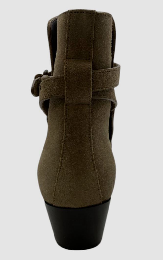 Saint Laurent stivaletto donna beige scamosciato scarpa sinistra solo taglia 37