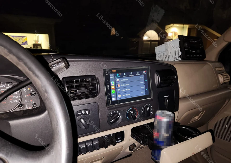 Radio Stereo For 2005-2007 Ford F-250 F-350 F-450 F-550 Apple Carplay Android 13 - Image 3 of 4