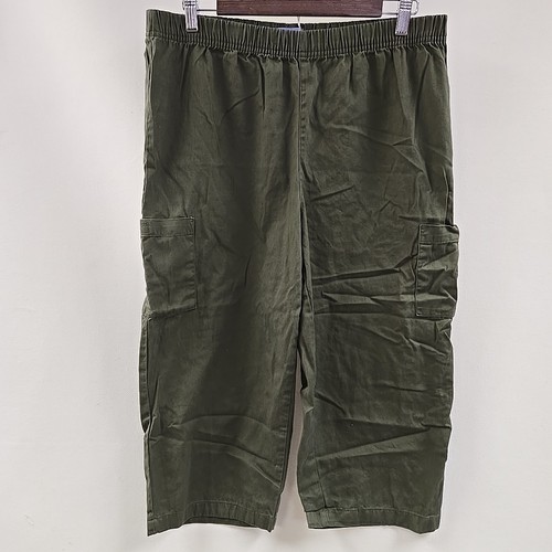 Pantalone donna Laura Scott Capri grande verde oliva - Foto 1 di 16