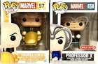 PROFESSOR X 57 & XAVIER 654 Set FUNKO POP Marvel X-MEN VAULTED LE w/Protectors