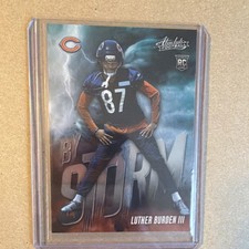 Panini Absolute 2025 By Storm Luther Burden III Rookie Insert Chicago Bears #9