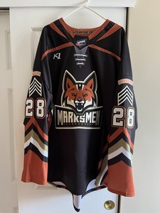 FAYETTEVILLE MARKSMEN CUSTOMIZED REPLICA HOCKEY JERSEY-4XL-SPHL
