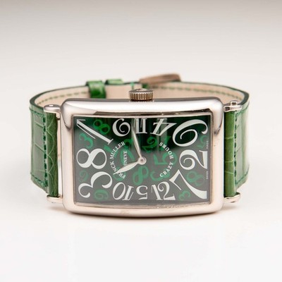 Franck Muller Long Island 1200 CH Crazy Hours Green Dial 32mm