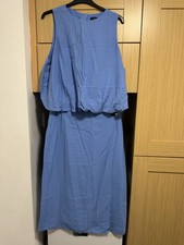Blue Top and Wrap Round Skirt to Match Size 18 From Matalan Worn Once