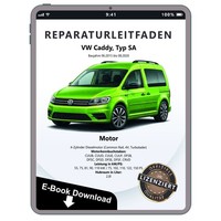 VW Caddy SA 2015-2020 4-Zyl. Dieselmotor 2,0L 75-150 PS Reparaturleitfaden Ebook