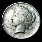 1921 Peace Dollar Silver ---- Stunning Coin ---- #068U