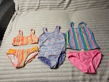 Art Class and Cat Jack 1pc/2pc Swimsuits Girls Size L 10-12 . Set Of 3. New