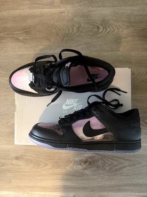 Black Dunks w Lavender see-thru