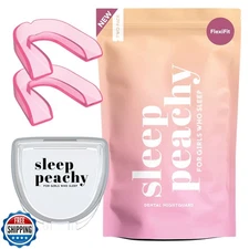 Sleep Peachy FlexiFit Night Guard for Women - Pack of 2 Mouth Guards for Teet
