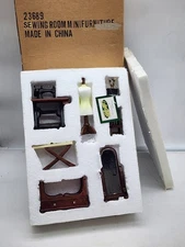 Collections Etc Miniature Doll House Sewing Room Ironing Mirror detail Furniture